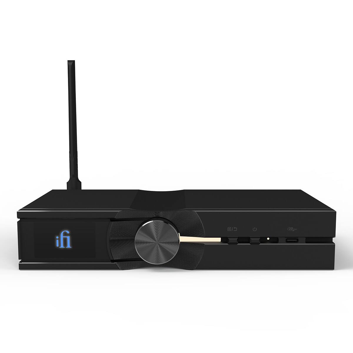Front. iFi Audio - iFi Audio NEO Stream 3 Network Audio Streamer with Integrated DAC - Black.