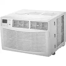Front. Amana - 450 Sq. Ft. 10,000 BTU Window Air Conditioner - White.