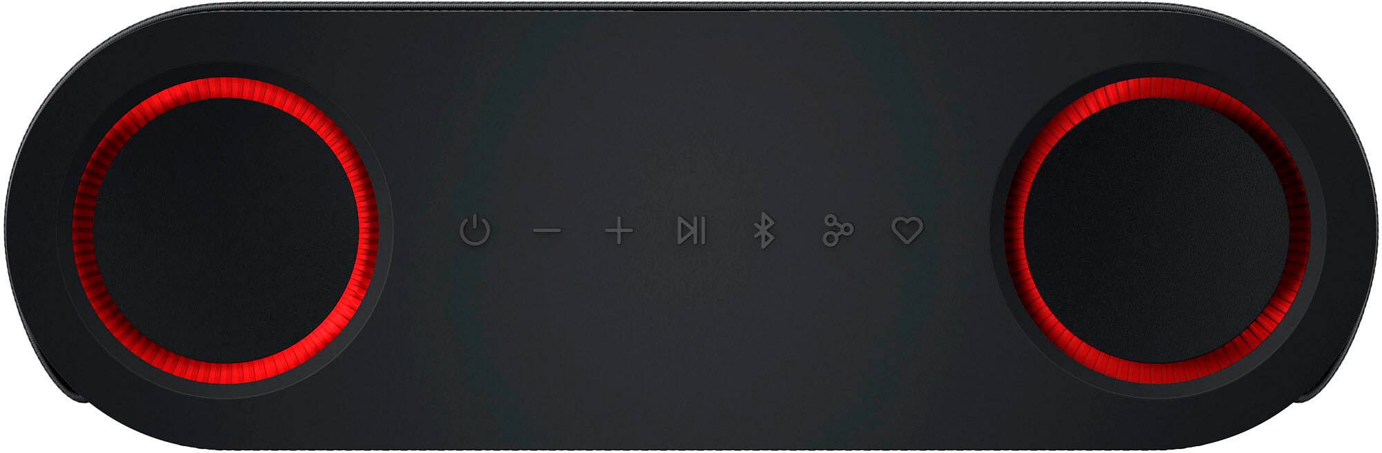 Alt View 6. LG - xboom Bounce Portable Bluetooth Speaker - Black.