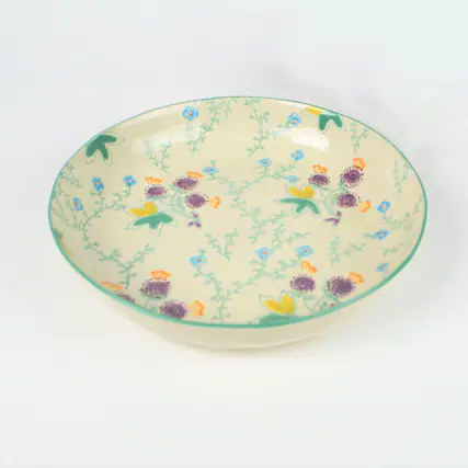 Front. Euro Ceramica Home - Ella 2 Piece Entree BowlsSet - Turquoise - Turquoise.