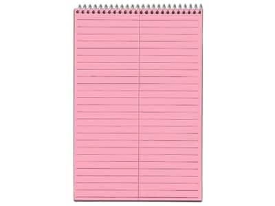 TOPS - Prism Steno Pads, 6" x 9", Gregg, 80 Sheets/Pad, 4 Pads/Pack (TOP 80254) - Pink