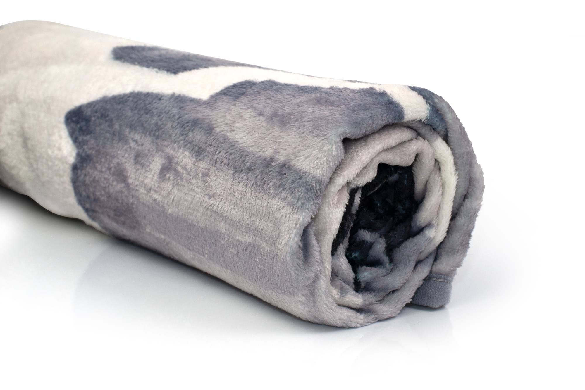 Alt View 1. Just Funky - Naruto Kakashi Hatake Large Throw Blanket | Anime Blanket | 60 x 45 Inches - Black/White.