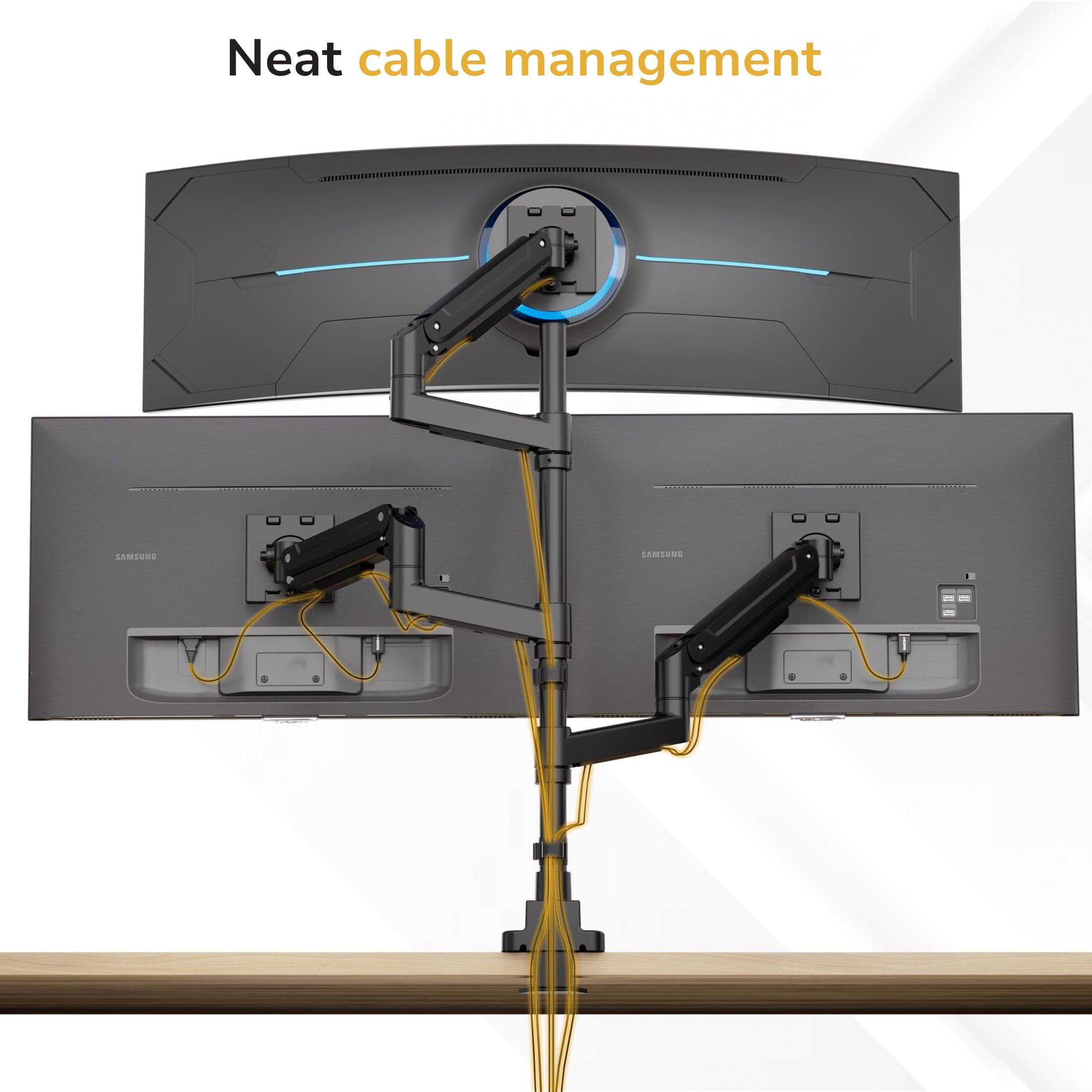 Neat cable management

SAMSUNG