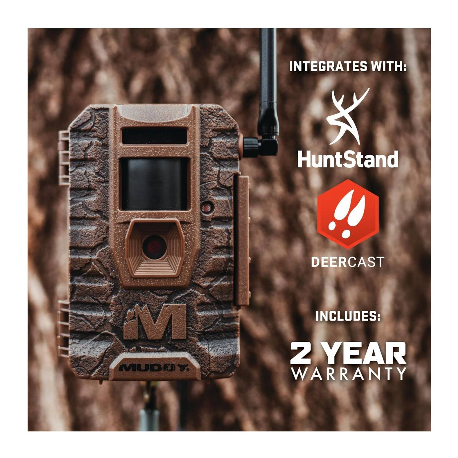 INTEGRATES WITH: HuntStand DEERCAST  
INCLUDES: 2 YEAR WARRANTY