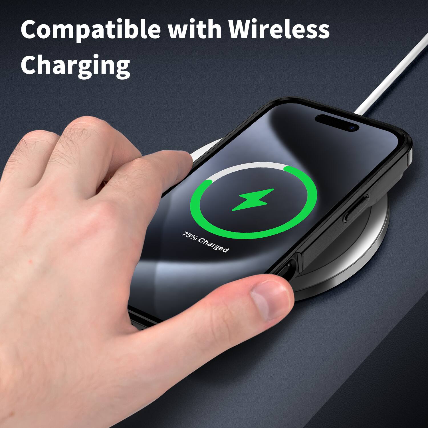 Compatible with Wireless Charging  
75% Charged