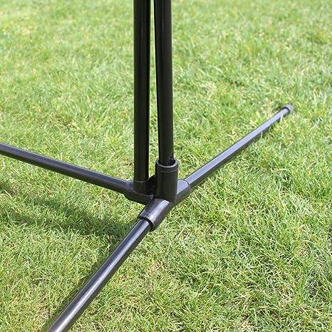 Angle. Anysun - 14FT Portable Volleyball & Badminton Net System - Includes Carrying Bag & Frame. - Blue.