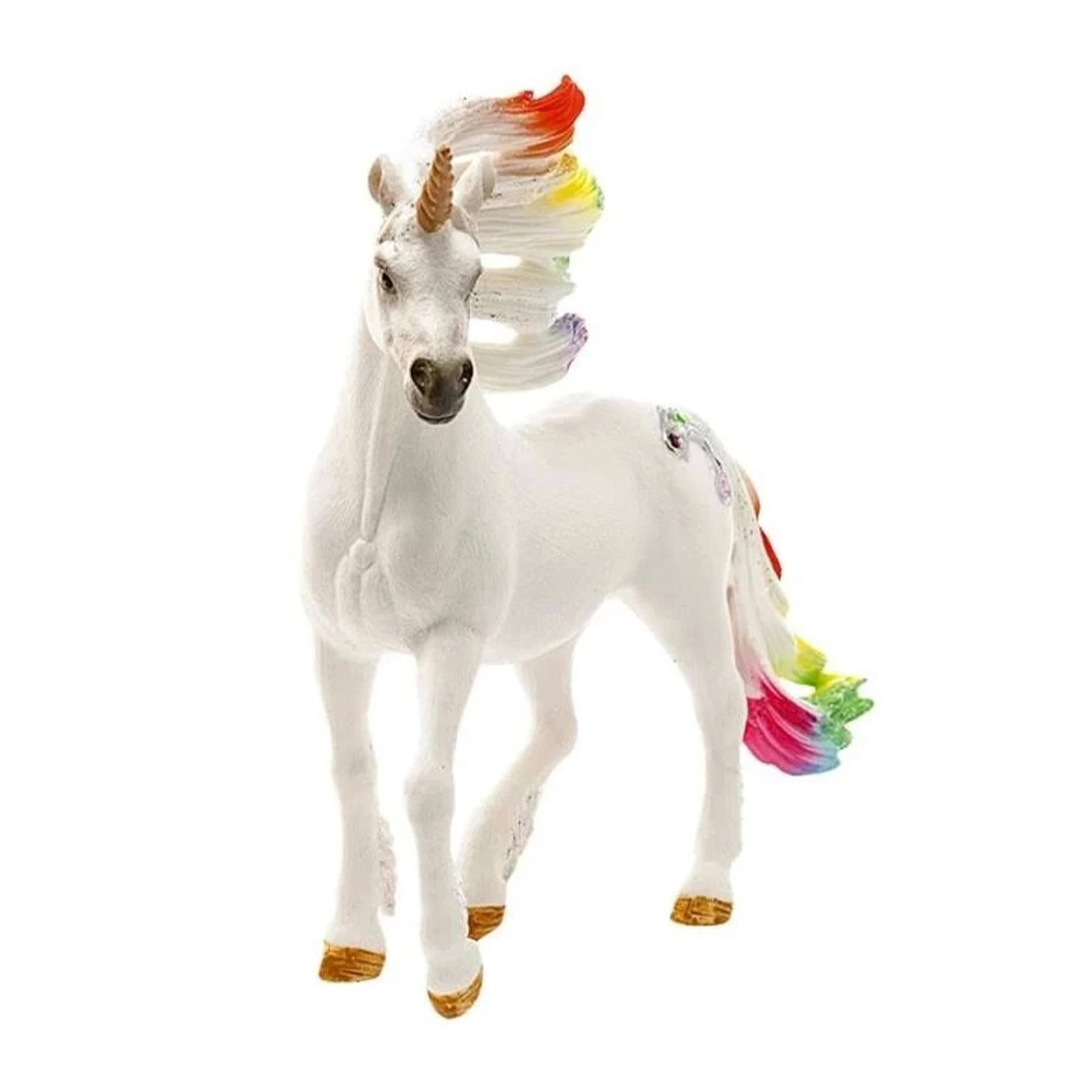 Alt View 2. Schleich - Schleich Rainbow Unicorn Stallion Figure | 5.9 x 3.3 x 7.1 Inches - Multi-Color.