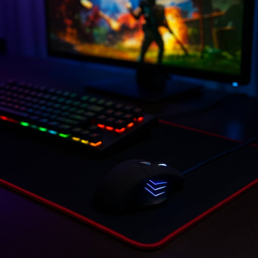 Left. Sanoxy - Sanoxy 7 Button USB Wired LED Gaming Mouse with Breathing Fire Button and 3200 DPI for Laptop PC - Black.