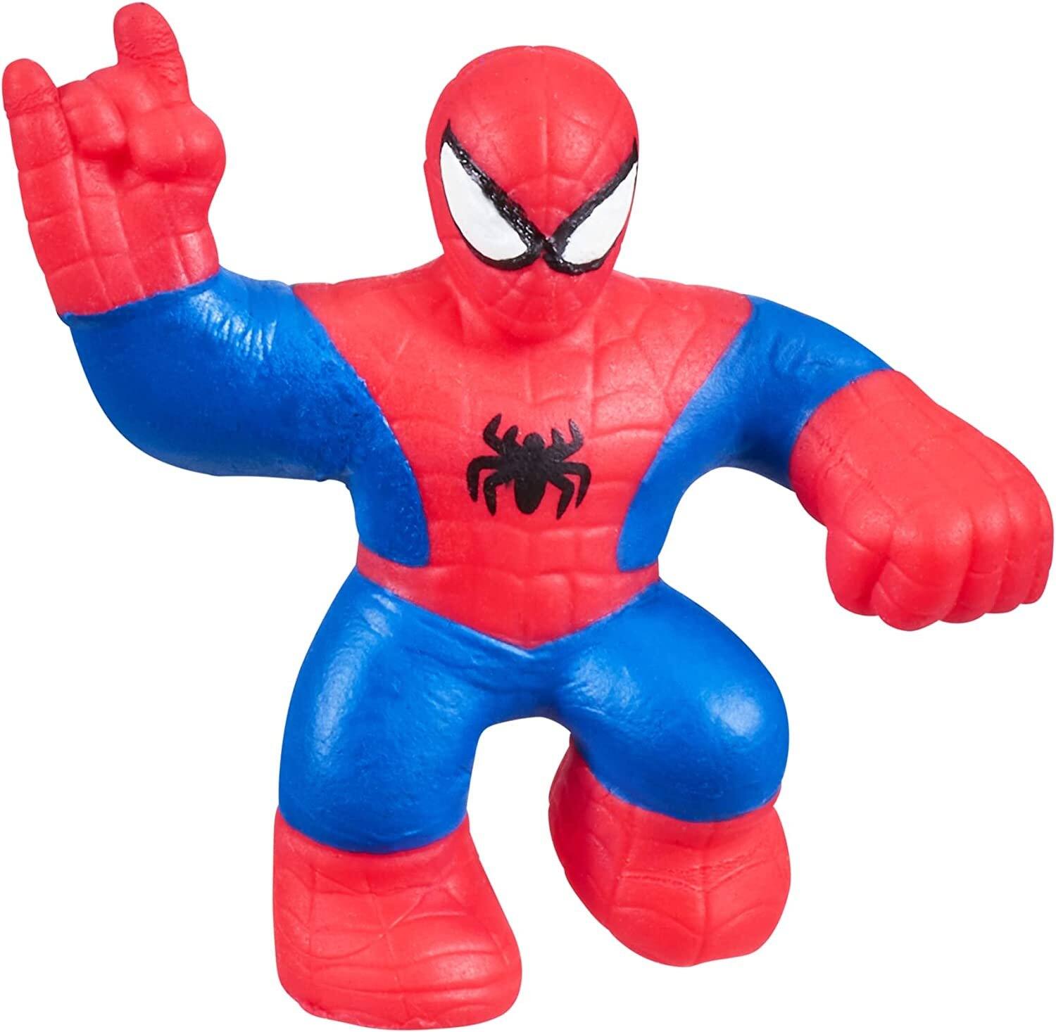 Left. Moose Toys - Heroes of Goo Jit Zu Marvel Mega Mini 6-Pack Stretchy & Squishy 2.5" Collectible Hero Figures Ages 4+ - Multicolour.