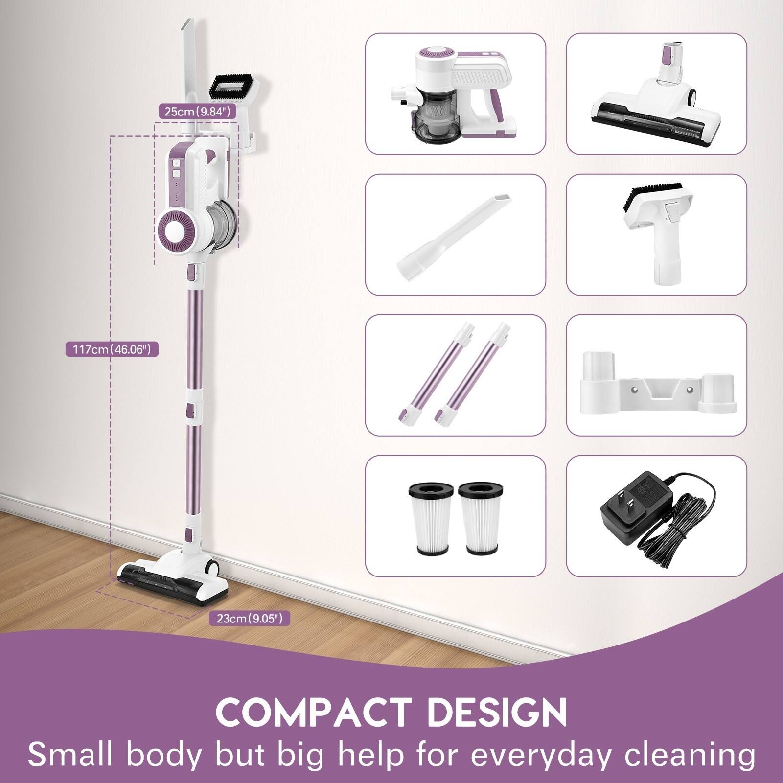 COMPACT DESIGN
Small body but big help for everyday cleaning
25cm (9.84")
117cm (46.06")
23cm (9.05")