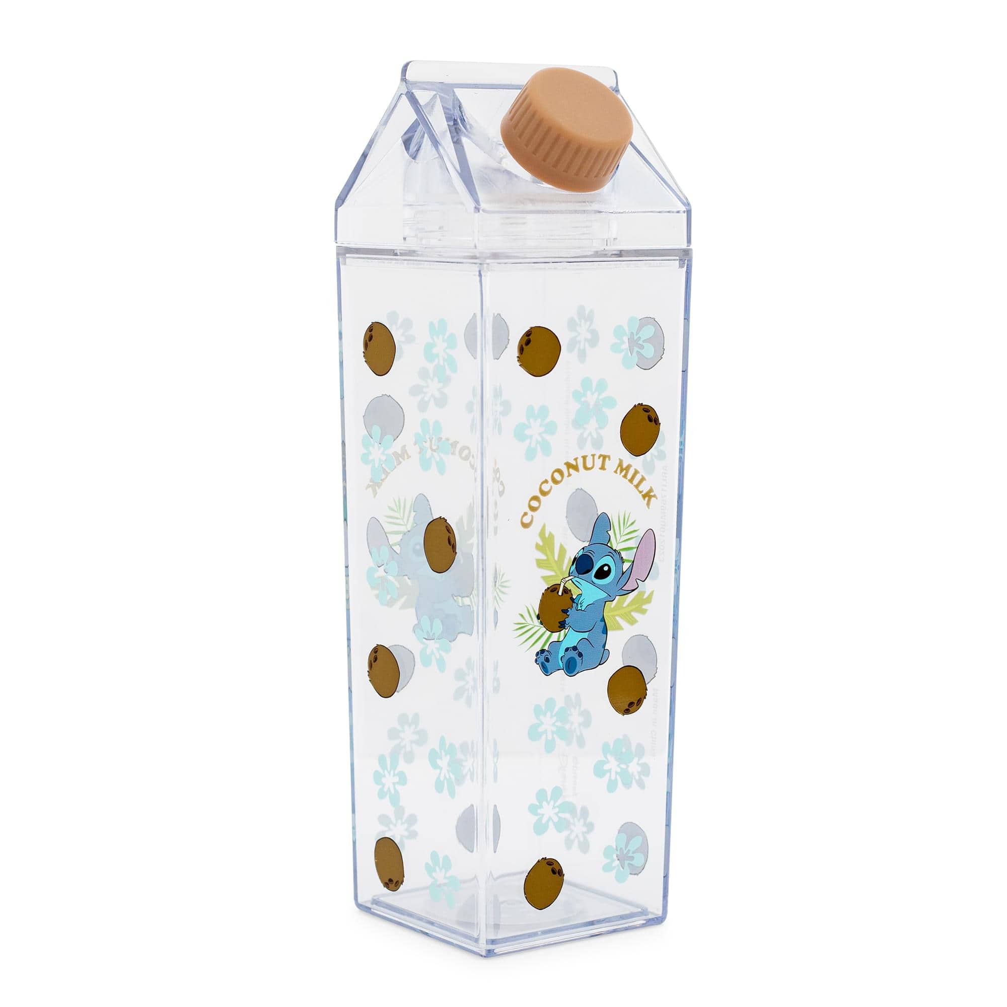 Silver Buffalo - Disney Lilo & Stitch Coconuts Plastic Milk Carton Bottle | Holds 16 Ounces - Blue price history on PriceWatchPro