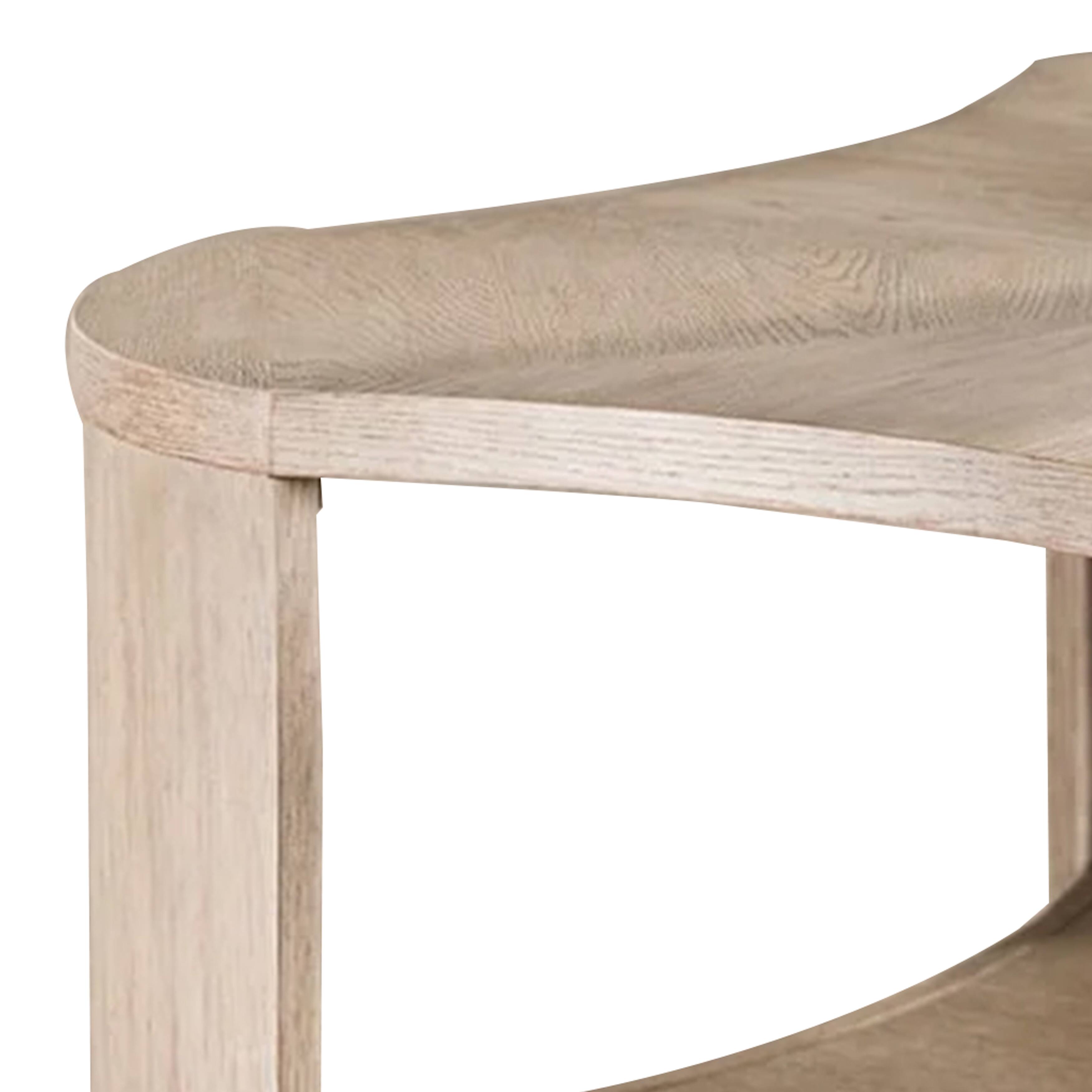 Alt View 1. Manhattan Lane - Cony Cocktail Coffee Table, Natural Oak Brown Wood, Caster Wheels, 42 Inch - Oak Brown.