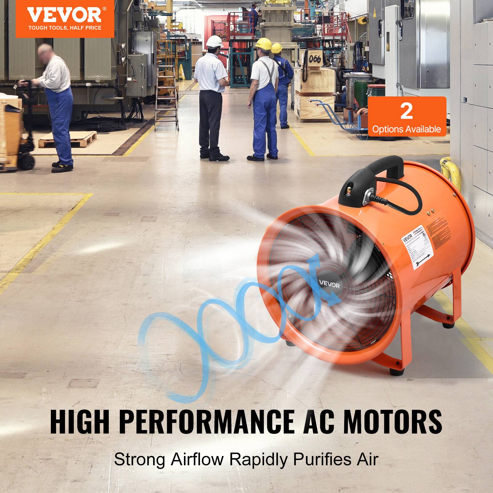 VEVOR TOUGH TOOLS, HALF PRICE

066

2 Options Available

-- VEVOR

VEVOR

HIGH PERFORMANCE AC MOTORS
Strong Airflow Rapidly Purifies Air