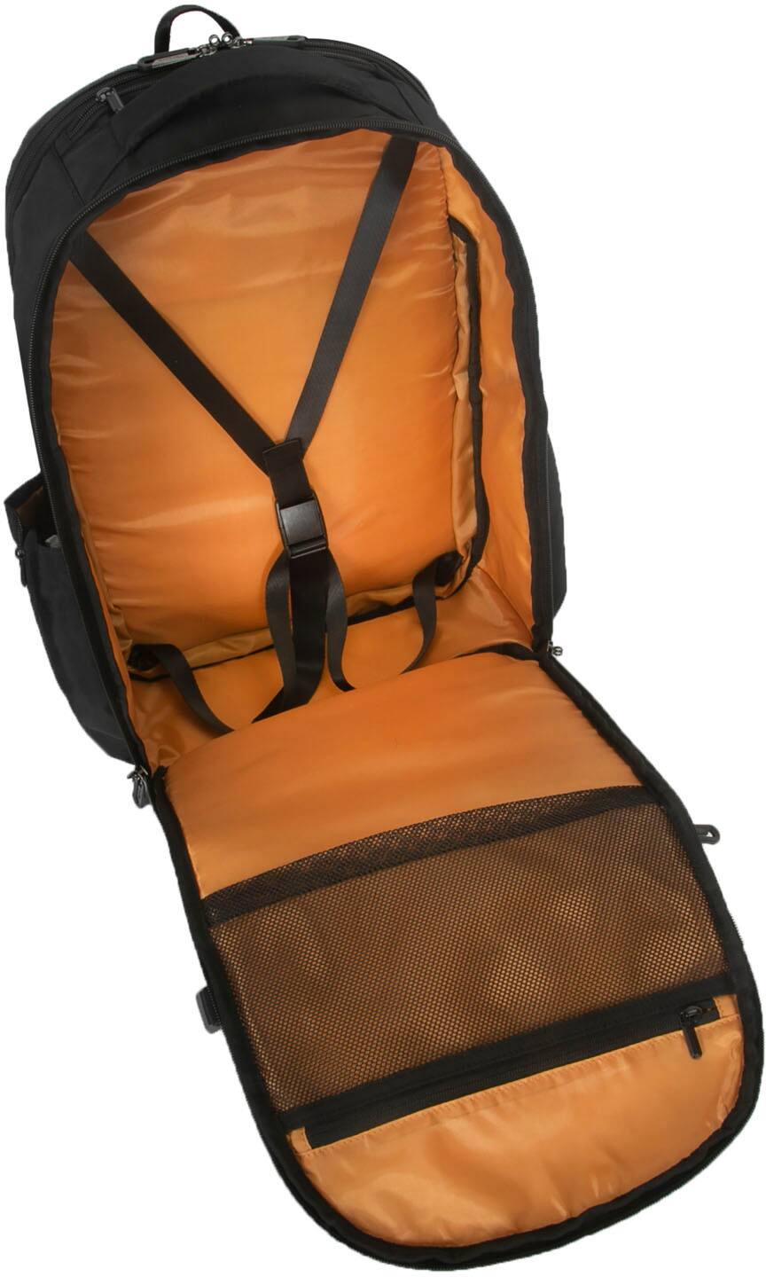 Alt View 1. Targus - 17” Voyager EXP Travel Backpack - Black/Orange.