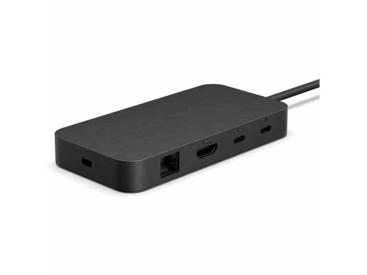 Alt View 1. Microsoft - Microsoft Surface USB4 Dock for Business, Black.