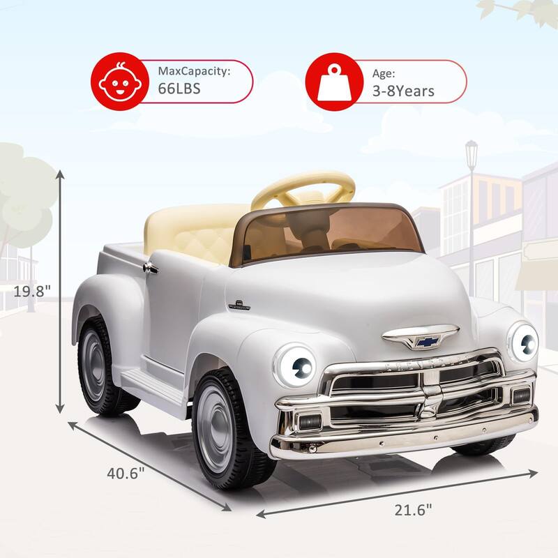 Max Capacity: 66LBS  
Age: 3-8 Years  
Dimensions: 19.8" x 40.6" x 21.6"