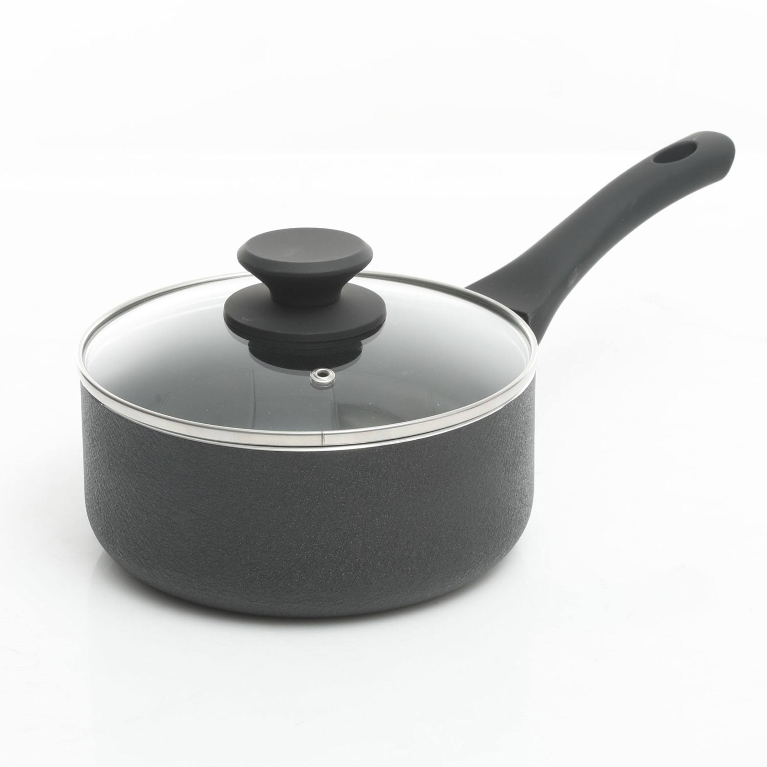 Alt View 9. Oster - Oster Ashford 10 Piece Aluminum Nonstick Cookware Set in Black - Black.