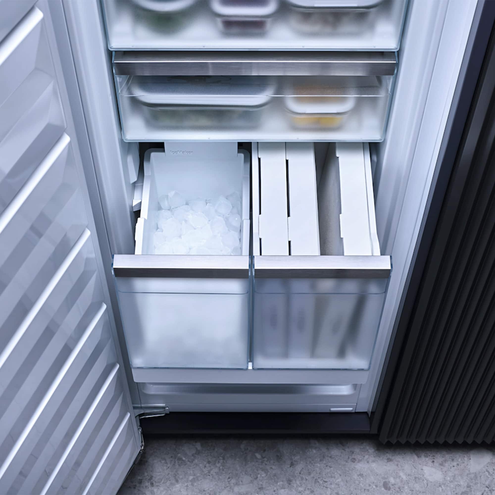 Alt View 1. Miele - FNS 7794E 7.5 Cubic Ft. PerfectCool Upright Built- in Smart Freezer.