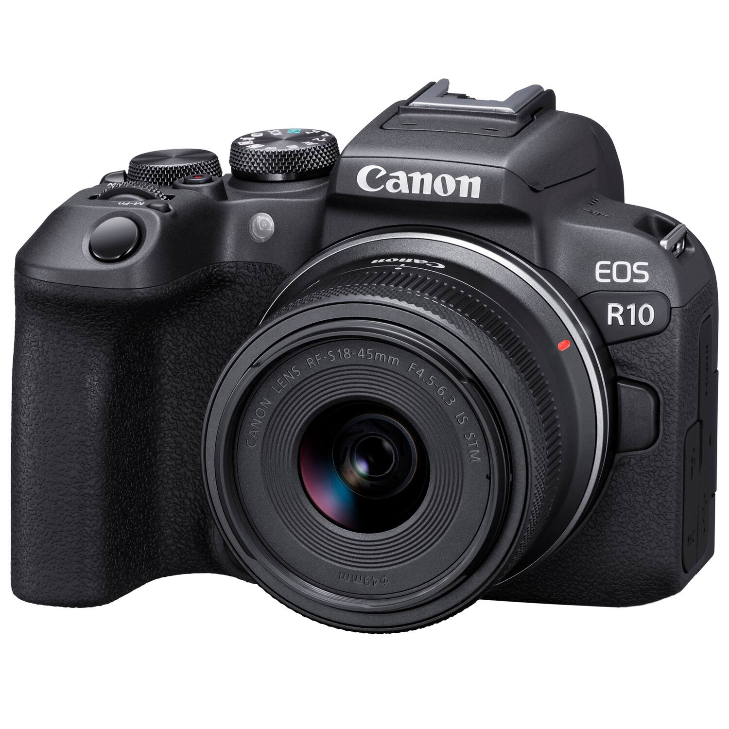 Canon EOS R10  
RF-S 18-45mm F4.5-6.3 IS STM  
Canon Lens  
RF 518-45mm F4.5-6.3 IS STM  
49mm