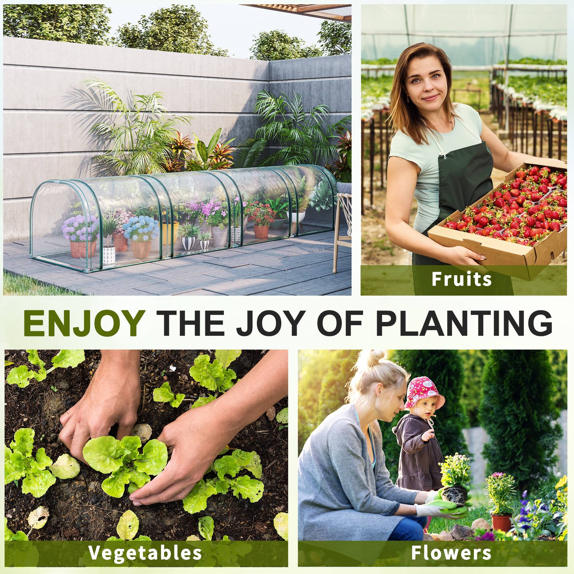 Fruits  
ENJOY THE JOY OF PLANTING  
Vegetables  
Flowers