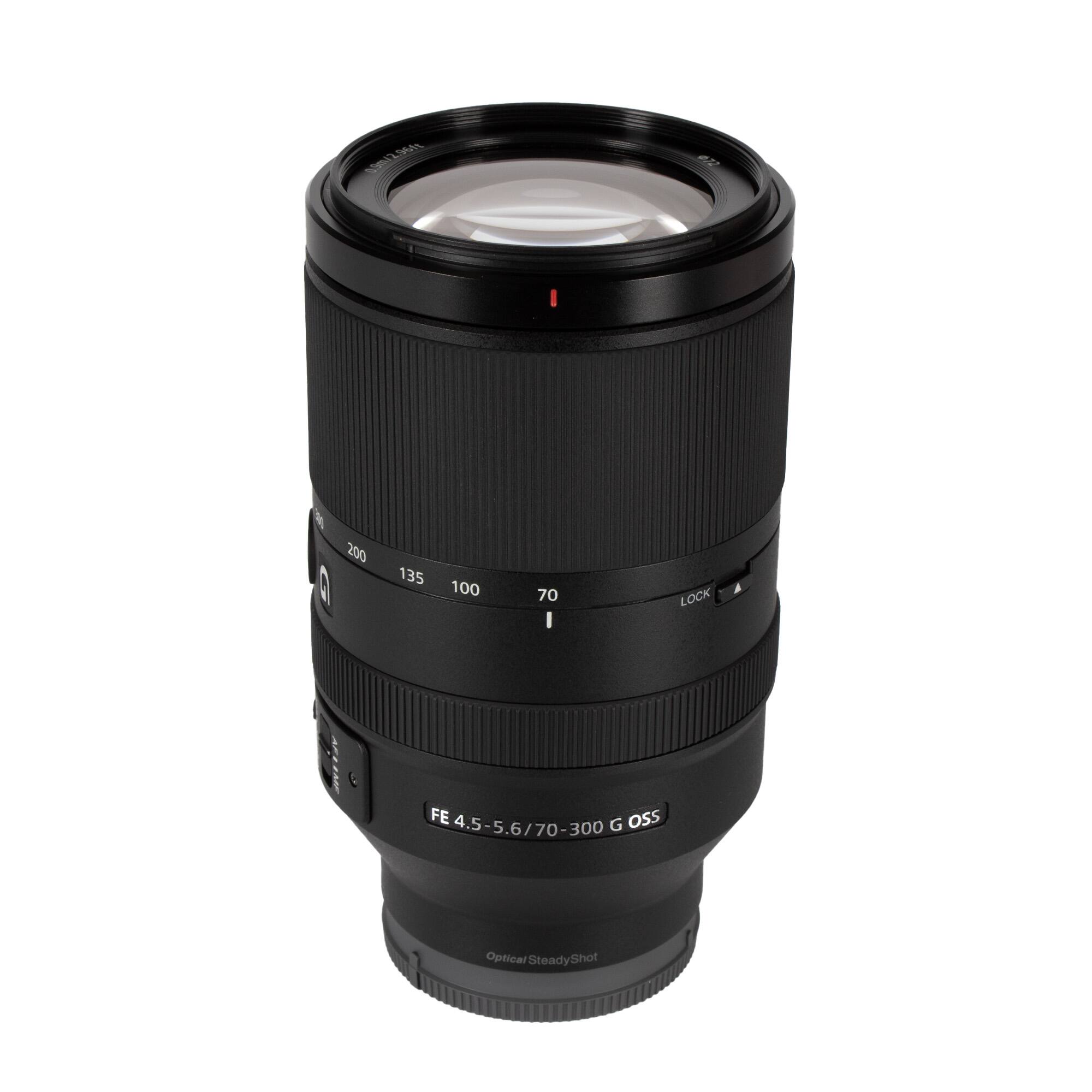 M 200 I 135 100 70 I LOCK A MEERA FE 4.5-5.6/70-300 G OSS Optical SteadyShot