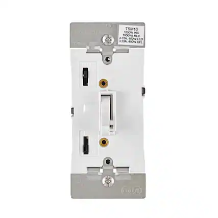 YGP LEVITON 72AVAC TSM10 1000W INC 1000VA MLV 3.33, 400W LED 3.33, 400W CFL MODE A B LOC OFF ON CO A