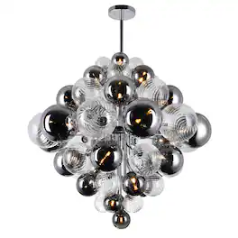 CWI Lighting - Pallocino 27 Light Chandelier With Finish - Chrome