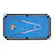 Alt View 5. VEVOR - Pool Table, 7ft Portable Billiards Tables, Adjustable Feet Stable Game Table, Entertainment Set Includes Ball, Cue - Black + Blue.
