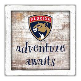 Fan Creations - Florida Panthers 14'' x 13'' Adventure Awaits Money Box - Multicolor