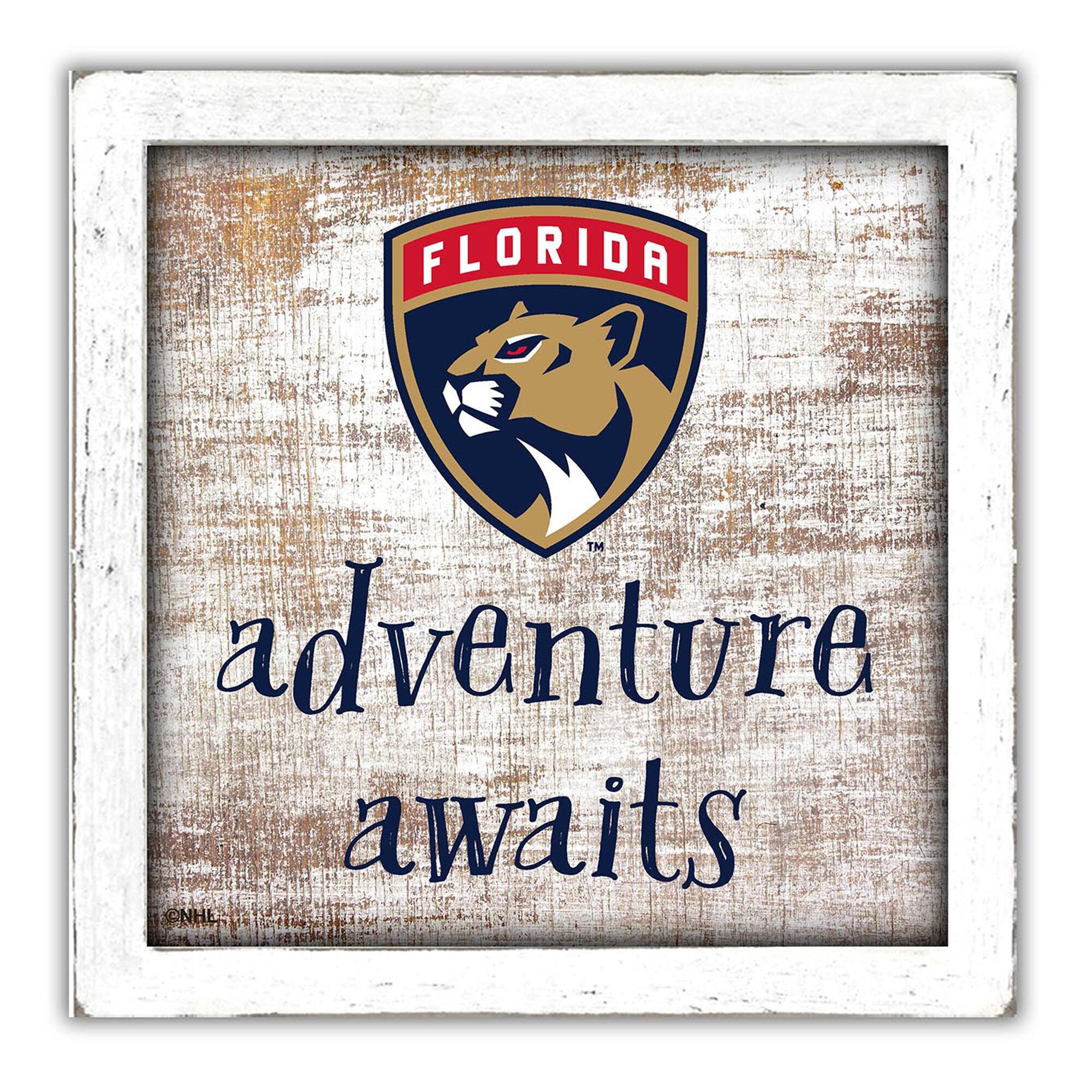 Florida Panthers 14'' x 13'' Adventure Awaits Money Box