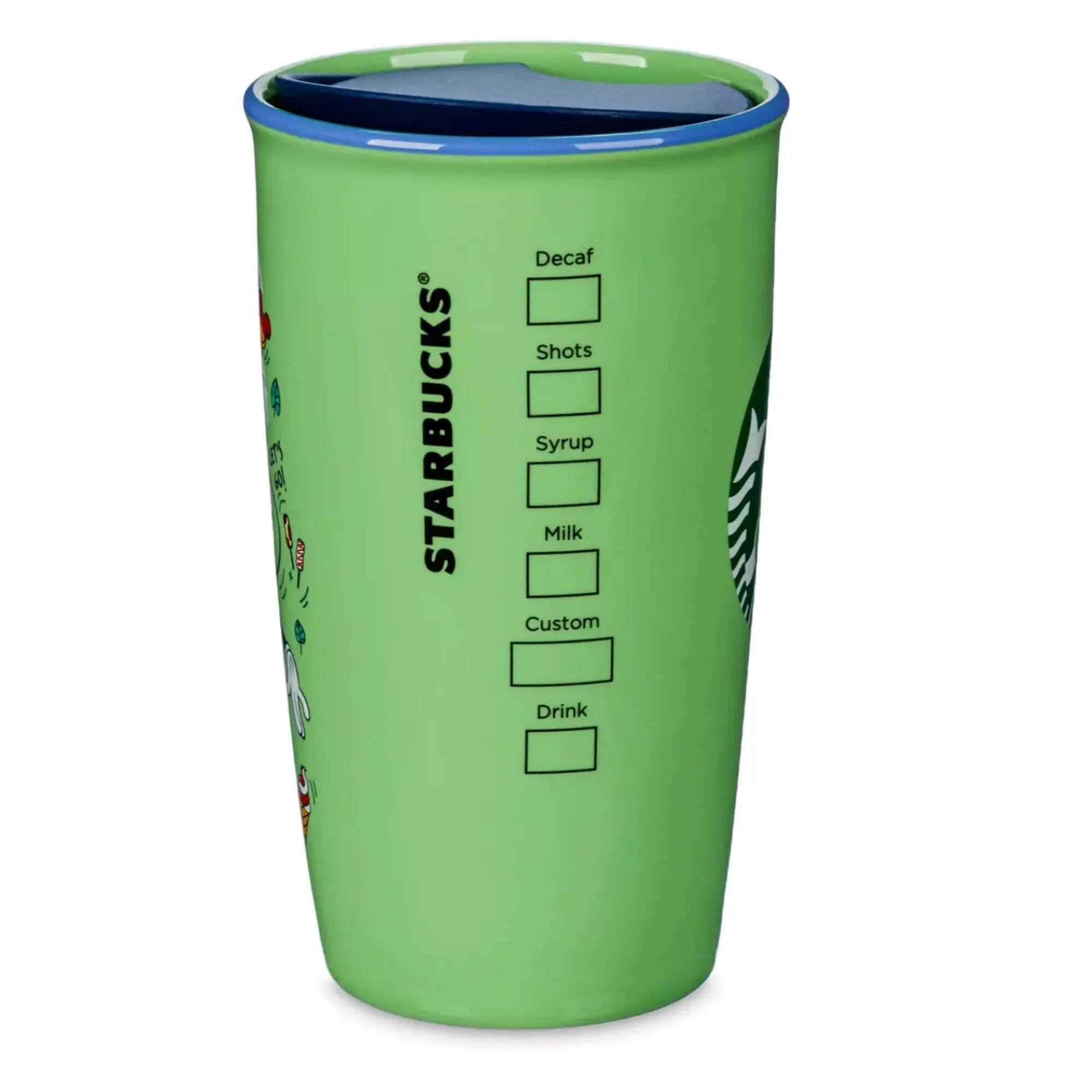 I STARBUCKS Decaf Shots Syrup Milk Custom Drink