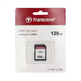Transcend - 128GB SDXC/SDHC 300S Memory Card TS128GSDC300S