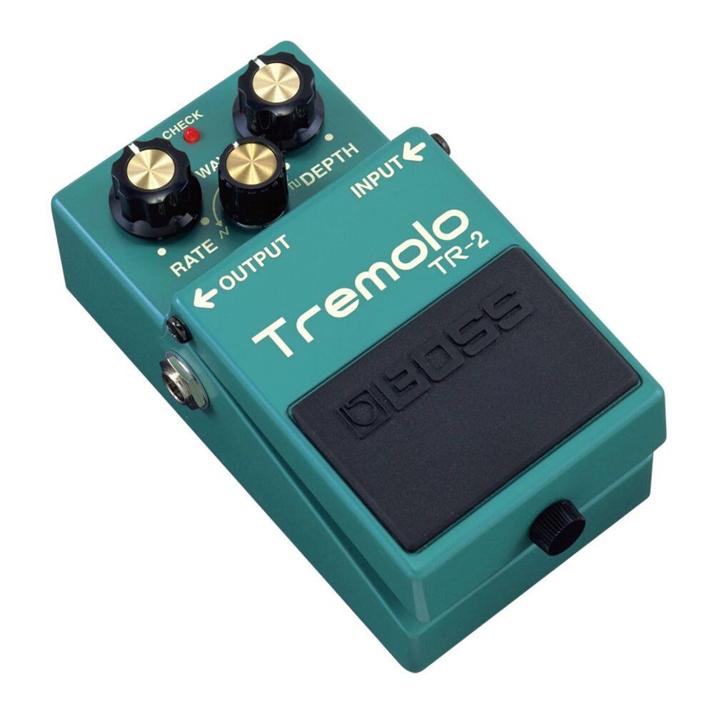 CHECK WA DEPTH INPUT N RATE OUTPUT Tremolo TR-2 BOSS