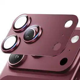 UUCOVER - 9H Tempered Glass Camera Lens Protector for Apple iPhone 18 Pro Max, Scratch Resistant, Anti-Reflective Protective Cover - Winered