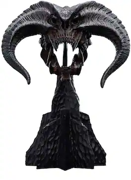 Weta Workshop - Polystone - The Lord of the Rings Trilogy - Skull of a Balrog Miniature Polystone - COLLECTIBLES - Multicolor