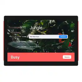 Rocware - RT13 Room Scheduling Touch Panel - Black