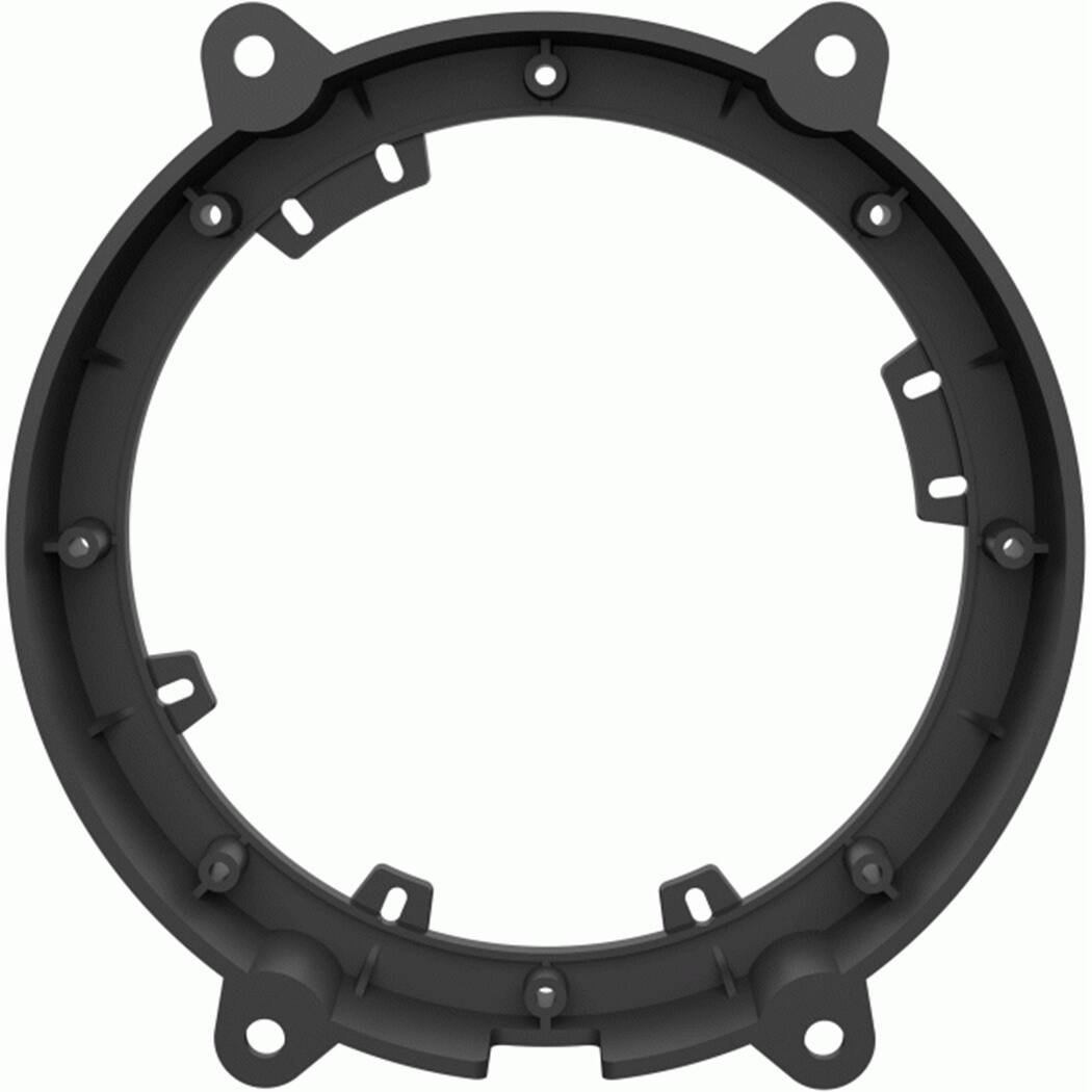 Alt View 15. Metra - Speaker Adapter Plate for Select Volvo 2016-2022 Vehicles (2-Pack) - Black.