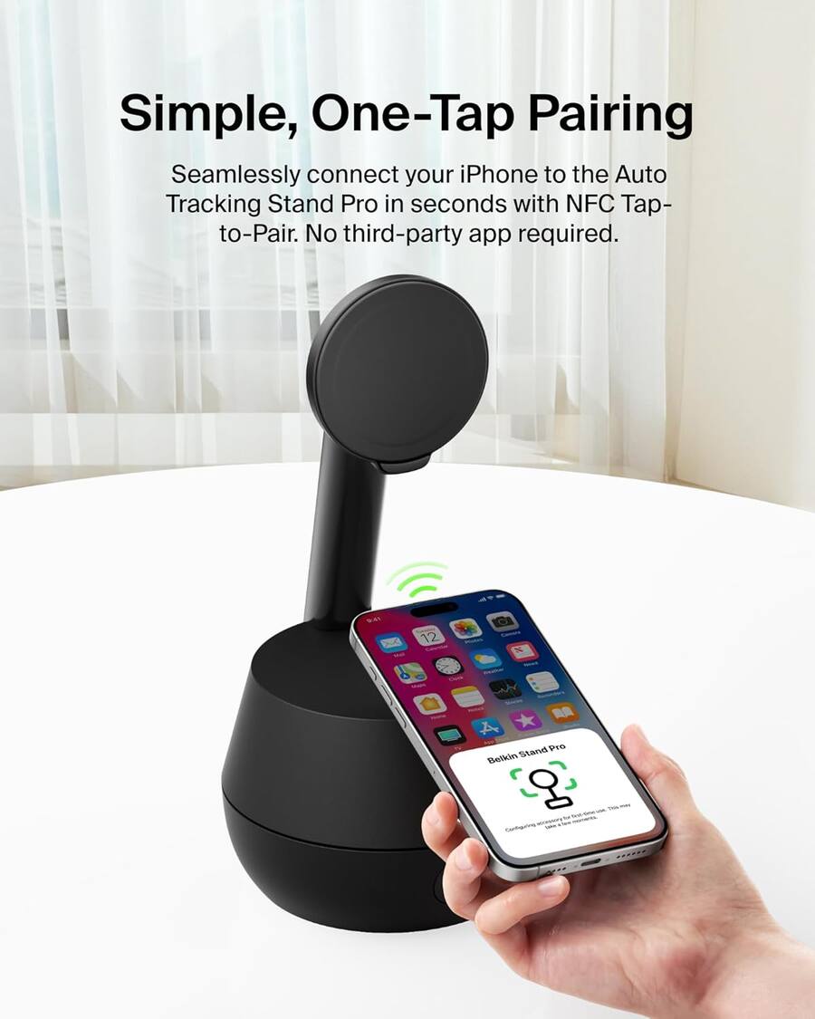 Belkin Wireless Charger Stand, Auto Face Tracking, Apple Belkin Wireless Charger Stand, Auto Face Tracking, Apple