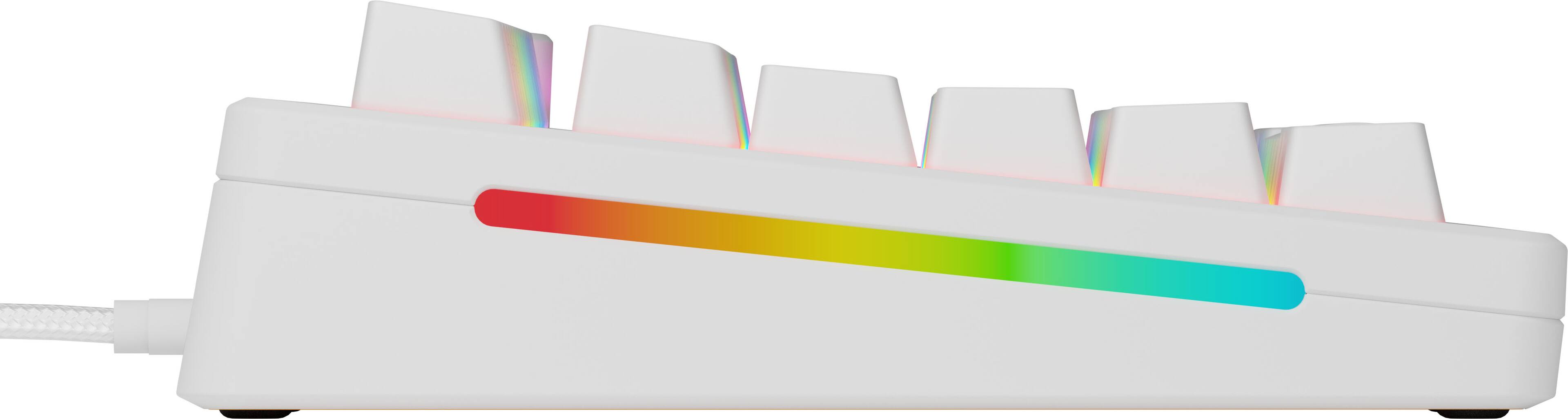 Alt View 21. Glorious - GMMK 3 HE 75% Wired Hall-Effect Linear Switch Gaming Keyboard with Rapid Trigger and Adjustable Actuation - White.