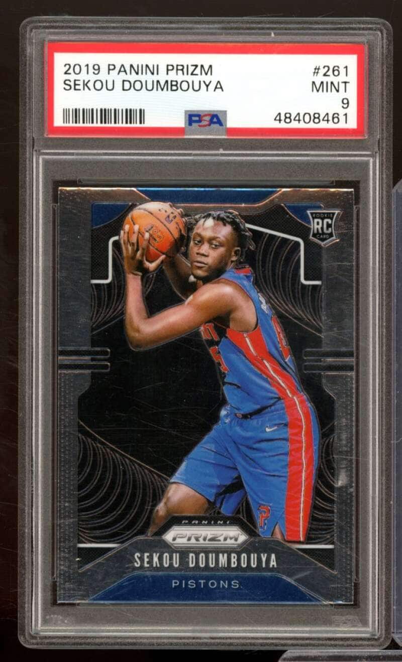 Sekou Doumbouya Rookie Card 2019-20 Panini Prizm #261 PSA 9