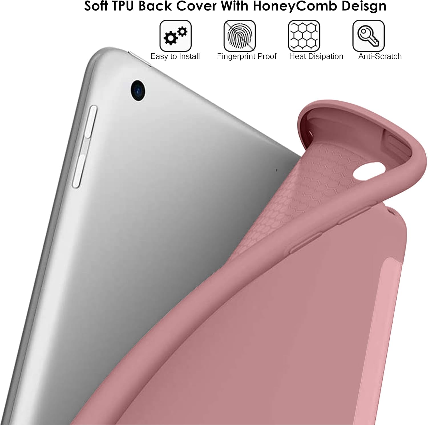 Soft TPU Back Cover With HoneyComb Design  
Easy to Install  
Fingerprint Proof  
Heat Dissipation  
Anti-Scratch