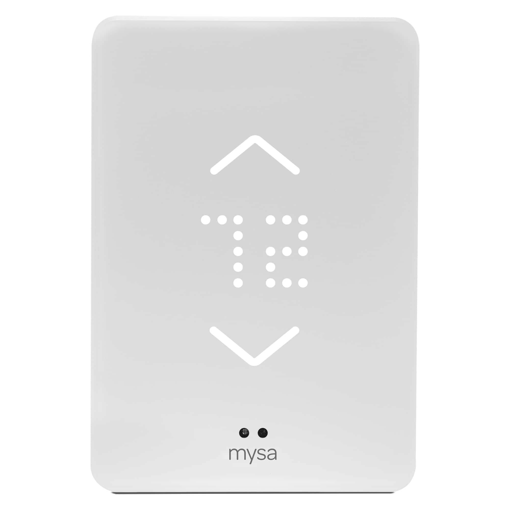 Mysa - Smart Programmable Wi-Fi Thermostat - White - Front_Zoom