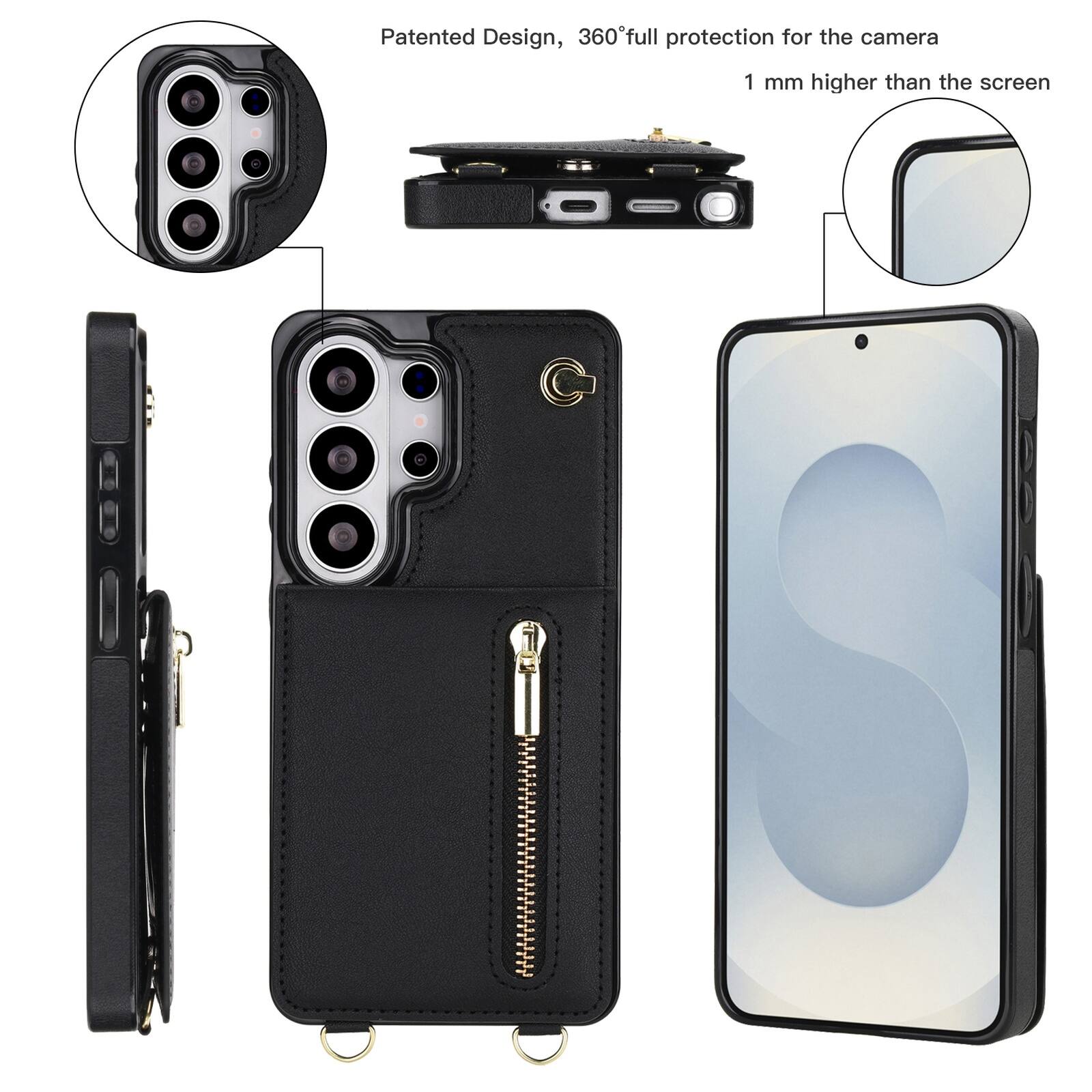 Patented Design, 360° full protection for the camera, 1 mm higher than the screen