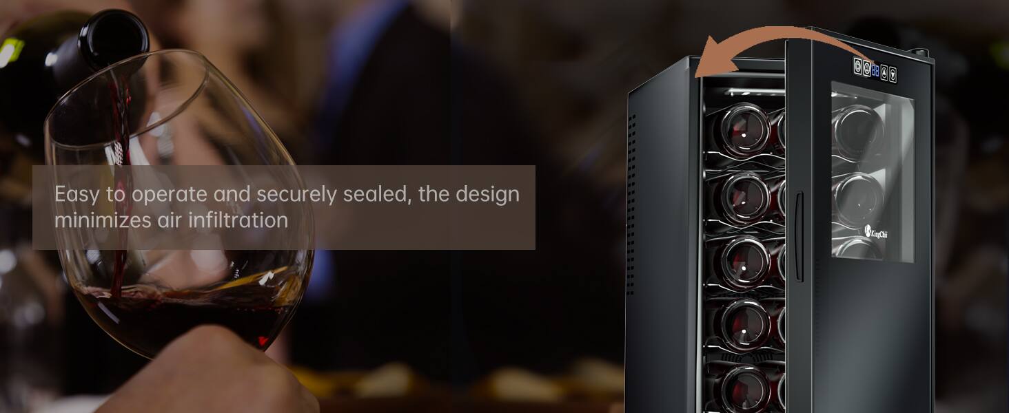 Easy to operate and securely sealed, the design minimizes air infiltration