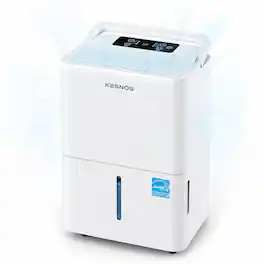 Kesnos - Energy Star 30 Pint Dehumidifier for Home, Basement & Bedroom with Drain Hose, 4 Mode - White