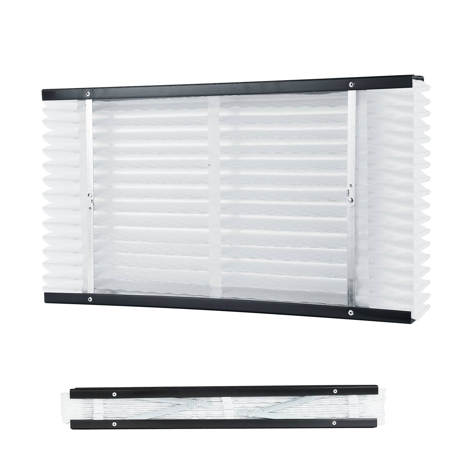 Alt View 10. Glintex - Air Filter, 16x28x4 Furnace Filter MERV 13, Electrostatic Pleated HVAC AC Filter 2-Pack, Captures Dust Smog Dander.