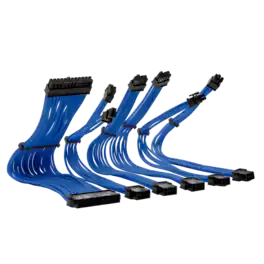 YEYIAN - PSU Cable Extension Kit Kabel Series 1000, SKU: KS1000A - Blue