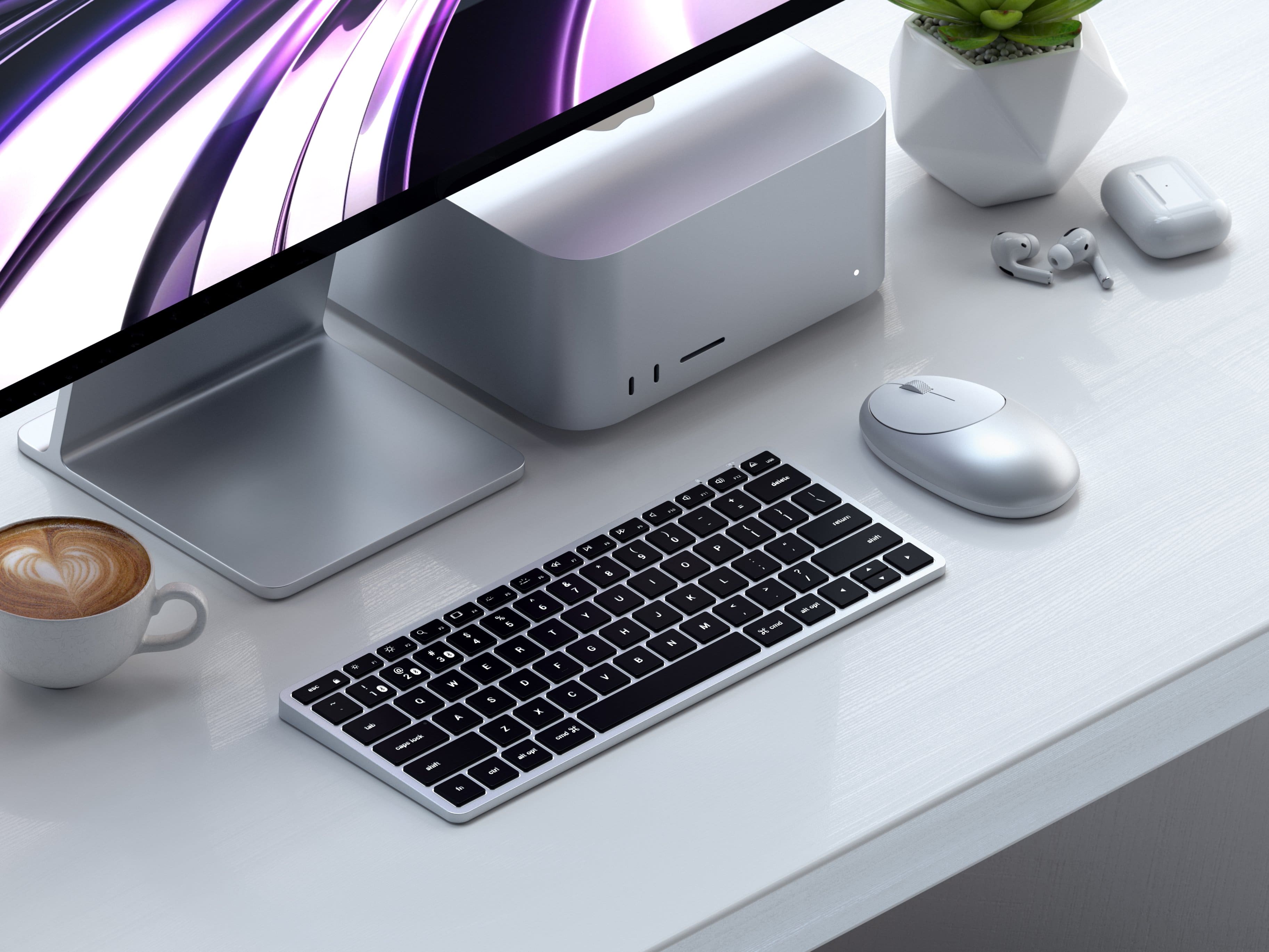 Satechi Slim X1 Bluetooth Backlit Keyboard for Mac, Multi Device