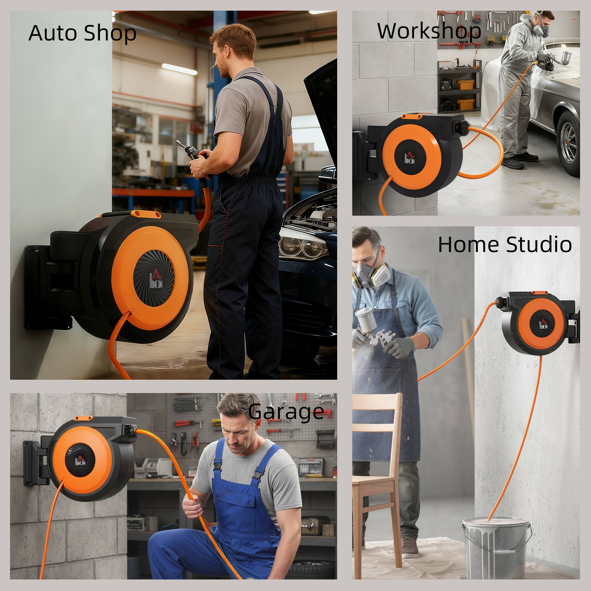 Auto Shop  
Workshop  
Home Studio  
Garage