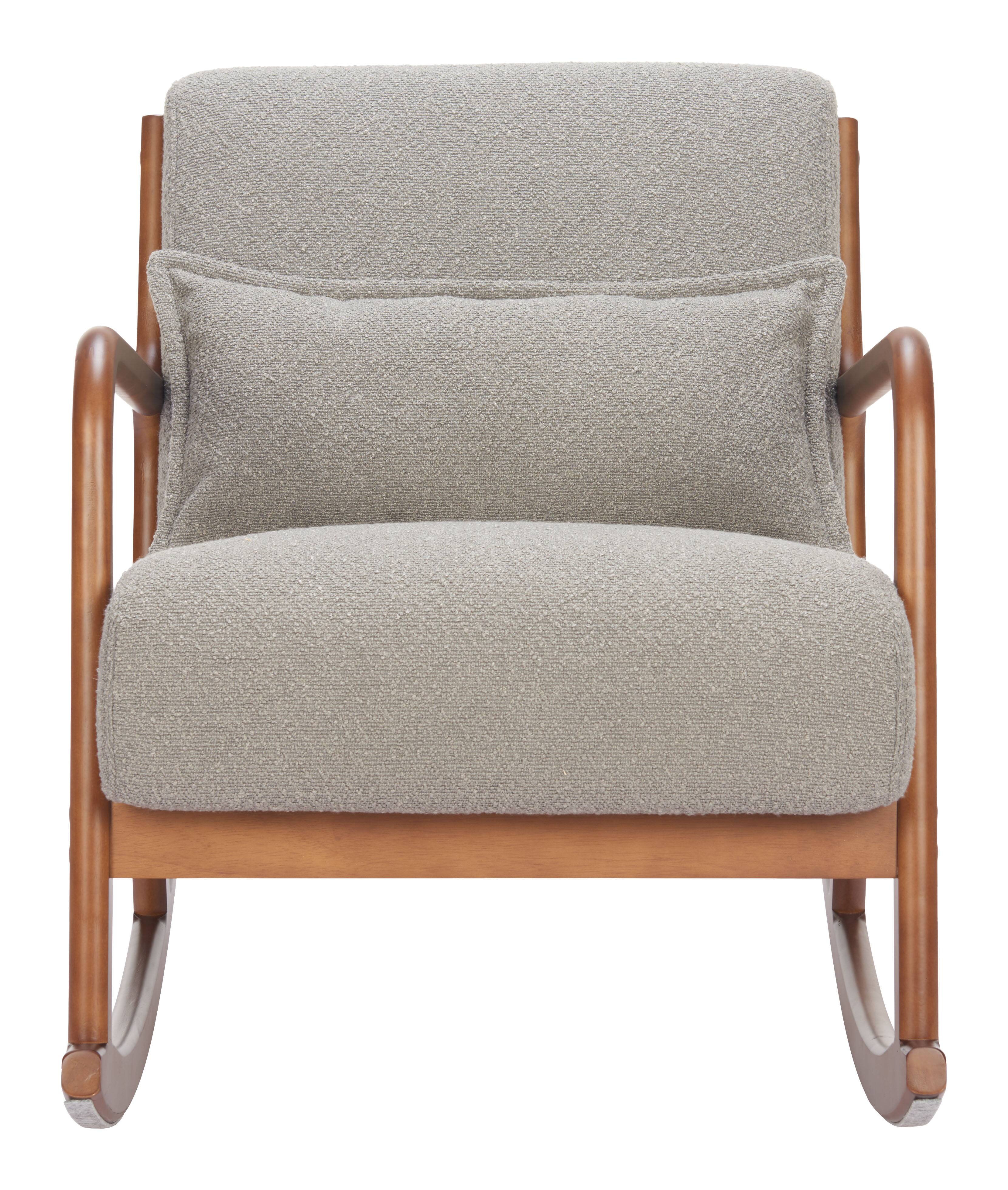 Alt View 1. Hivvago - Hady Rocking Chair Gray - Gray.